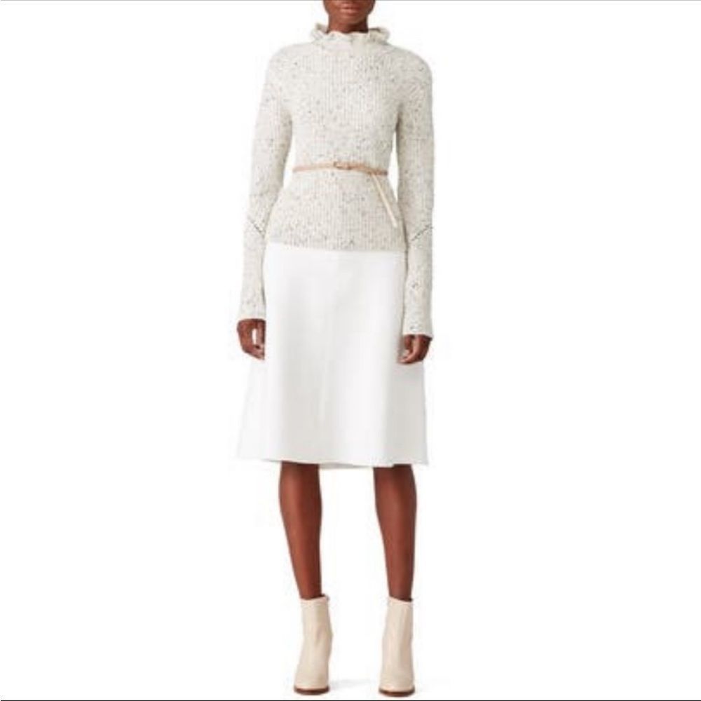 Joie Cream Speckled Knit Sweater
